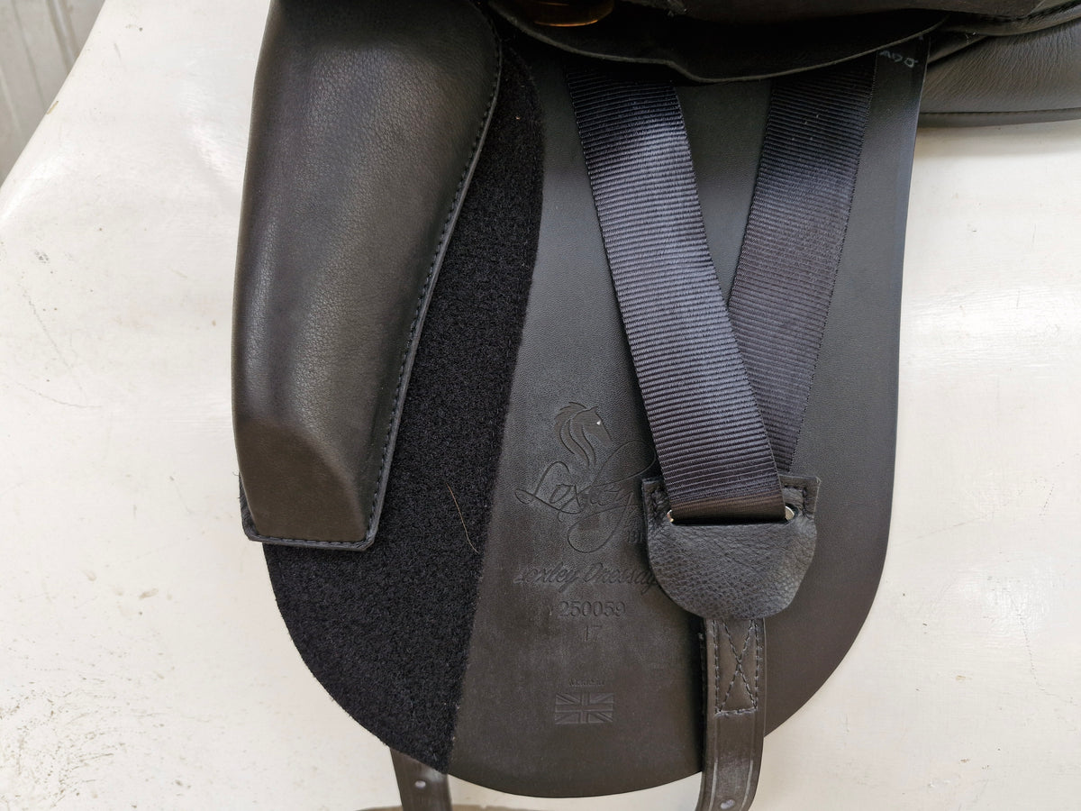 Loxley adjustable tree dressage saddle, 17"