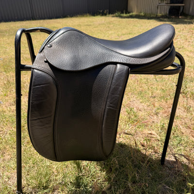 Black Country Classic Show Saddle Black Leather 16.5 used for sale